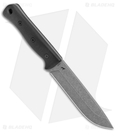 Reiff Knives F6 Leuku Survival Knife Black G-10 (6" Acid Stonewash)
