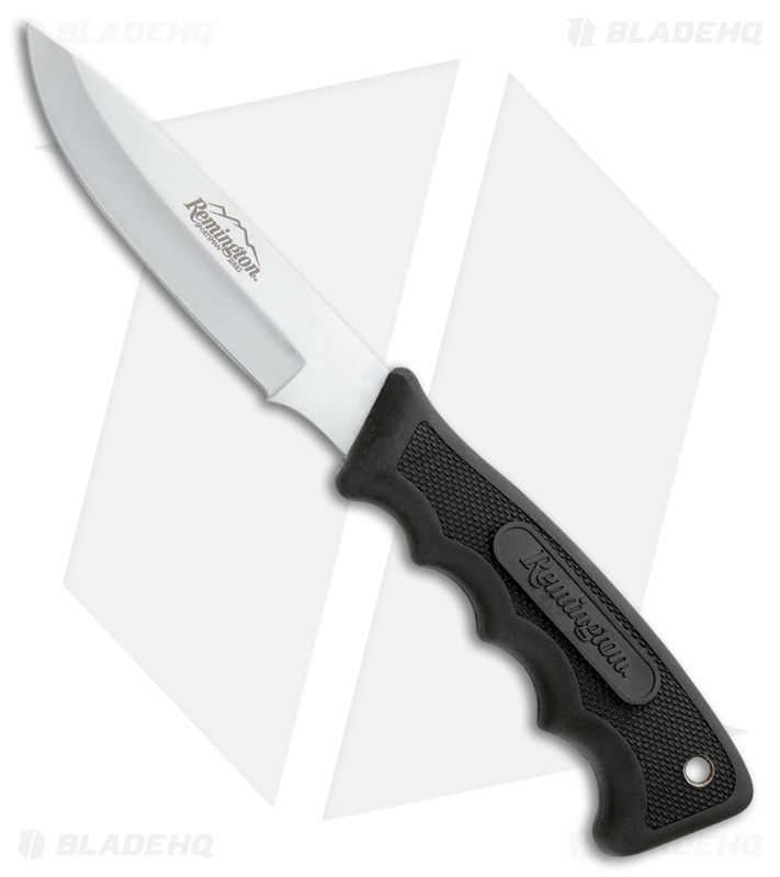 Remington Sportsman Series Fixed Blade Knife Black (4.75" Satin)