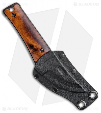 Rockstead CHOU-IW Neck Knife Ebonite Fixed Blade (1.875" Polish DLC)