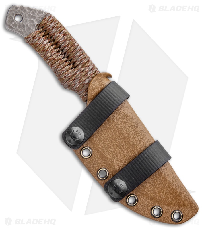 Rotten Design Drifter Tactical Fixed Blade Knife Brown Camo (4.13" BZSW)