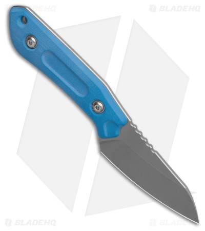 Schwarz Knives Overland Sport Fixed Blade Knife Blue G-10 (2.8" SW)