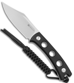 SENCUT Waxahachie Fixed Blade Knife Black G-10 (3.7" Satin) SA11A