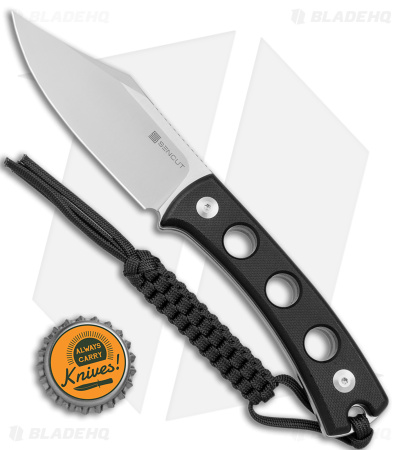 SENCUT Waxahachie Fixed Blade Knife Black G-10 - Blade HQ