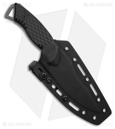 Skallywag Tactical Crows Nest II Fixed Blade Knife Black G-10 (3.2")