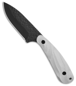 Skallywag Tactical Fireside Pro Freedom Fixed Blade Knife White G-10 (3.3" PVD)