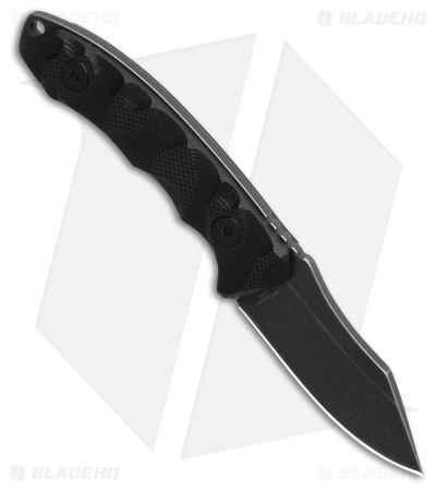 Skallywag Tactical The Mini Fixed Blade Knife Black G-10 (2" Black SW)