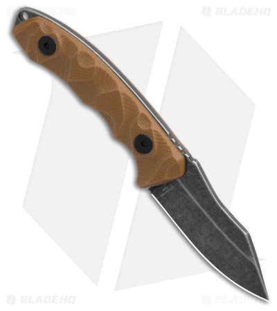 Skallywag Tactical The Mini Fixed Blade Knife Desert Tan G-10 (2" Black SW)