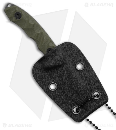 Skallywag Tactical The Mini Fixed Blade Knife OD Green G-10 (2" Black SW)