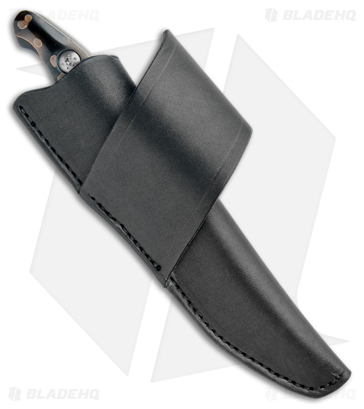 Skelton Bladeworks Scaphoid Fixed Blade Copper Infused Raffir (4" Damascus)