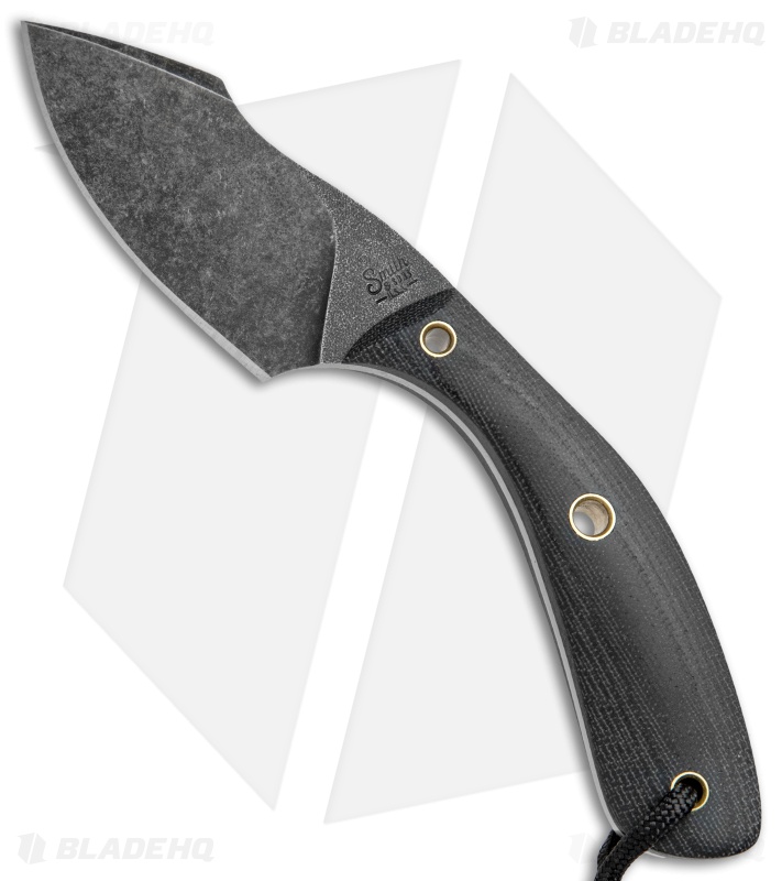 Smith & Sons Apex Fixed Blade Knife Black Micarta (3" Black SW)