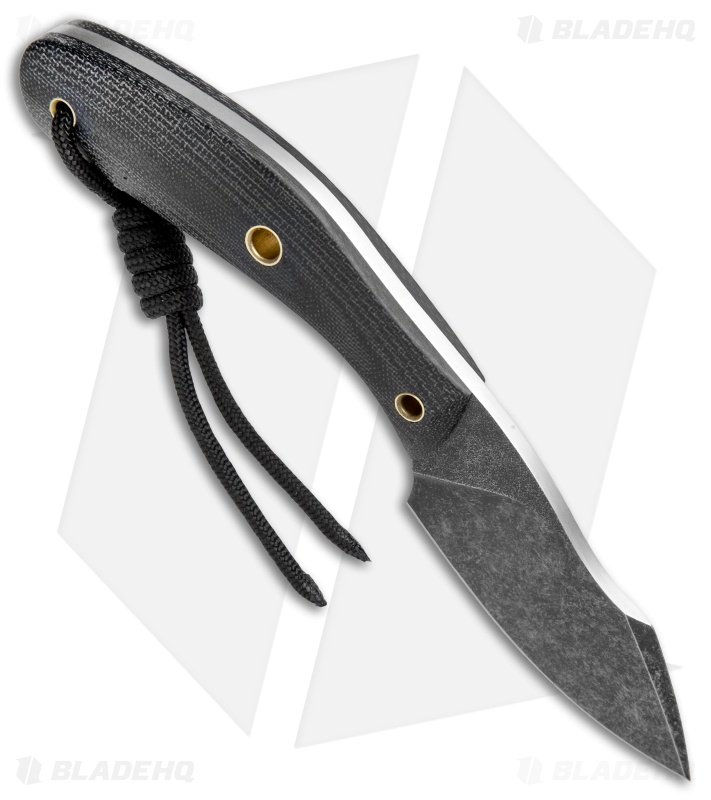 Smith & Sons Apex Fixed Blade Knife Black Micarta (3" Black SW)