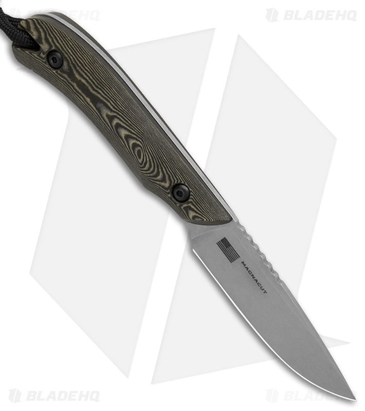 Smith & Sons Axiom MagnaCut Fixed Blade Knife Marsh Grass Richlite (3" SW)