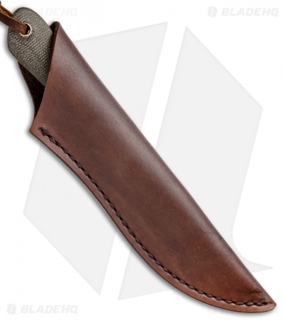 Smith & Sons Bandit Fixed Blade Knife OD Green Micarta (3" Black SW)