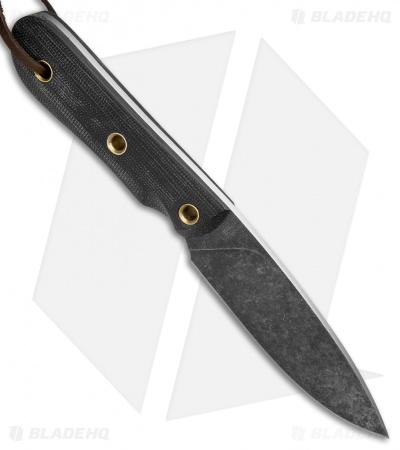 Smith & Sons Cherokee Fixed Blade Knife Black Micarta (4