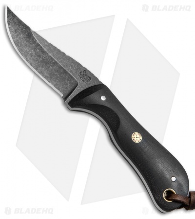 Smith & Sons Ranch Hand Fixed Blade Knife Black Micarta (2.75" Black SW)