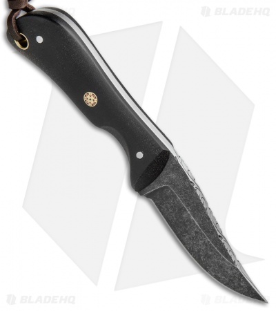 Smith & Sons Ranch Hand Fixed Blade Knife Black Micarta (2.75" Black SW)