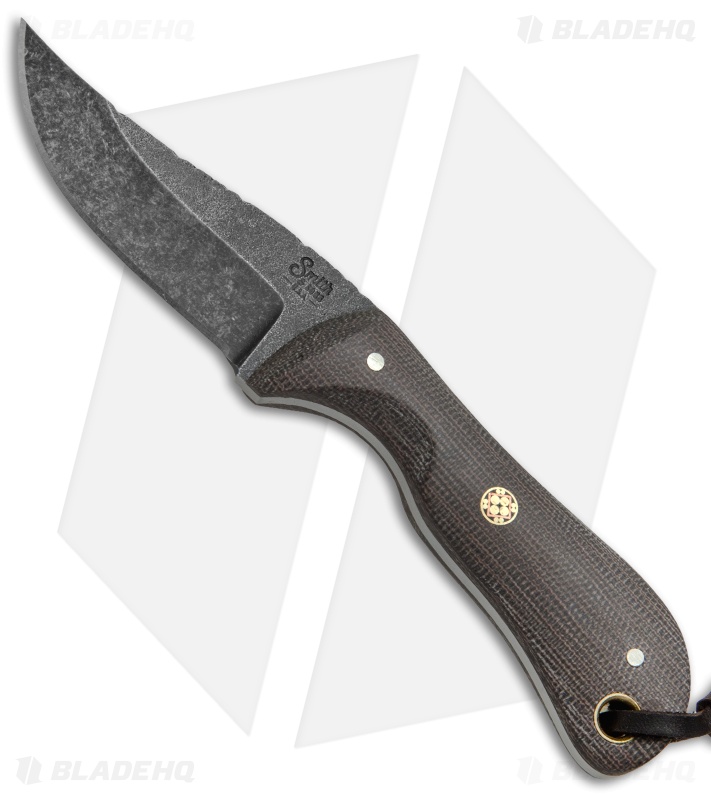 Smith & Sons Ranch Hand Fixed Blade Knife OD Green Micarta (2.75" Black SW)