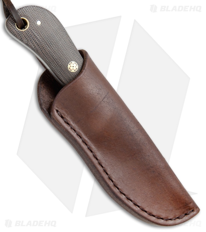 Smith & Sons Ranch Hand Fixed Blade Knife OD Green Micarta (2.75" Black SW)