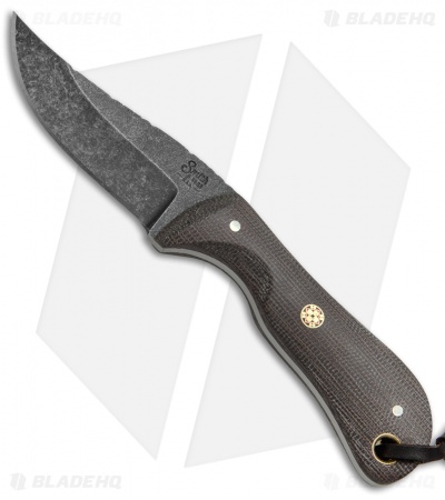 Smith & Sons Ranch Hand Fixed Blade Knife OD Green Micarta (2.75" Black SW)