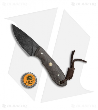 Smith & Sons Z-1 Fixed Blade Knife OD Green Micarta (2.625" Black SW)