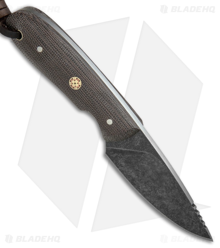 Smith & Sons Z-1 Fixed Blade Knife OD Green Micarta (2.625" Black SW)