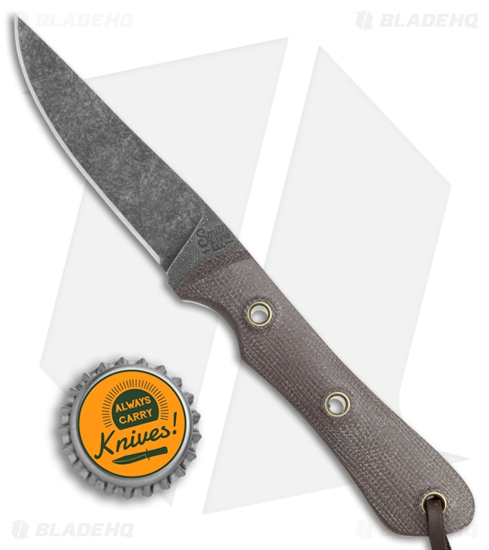 Smith & Sons Desperado Fixed Blade Knife Micarta (3" Black SW)