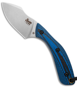 Smith & Sons Apex Fixed Blade Knife Blue/Black G-10 (2.6" Stonewash D2)