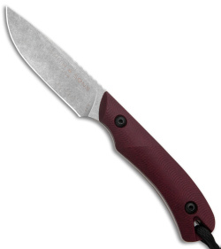 Smith & Sons Axiom Fixed Blade Knife Red Stick Richlite (2.8" SW AEB-L)