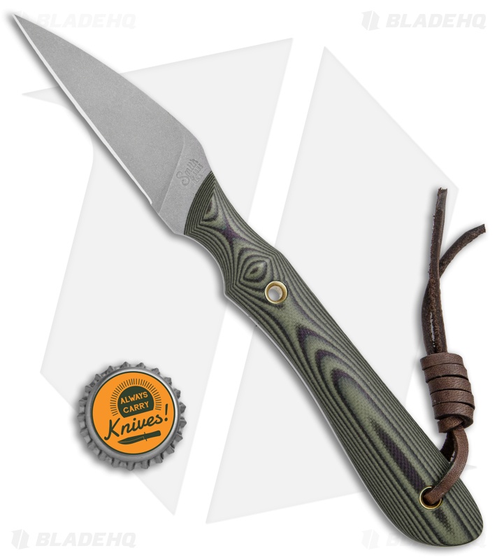 Smith & Sons Choupique Fixed Blade Knife Camo G-10 (2.75" Stonewash)