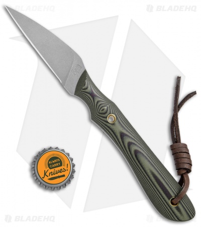 Smith & Sons Choupique Fixed Blade Knife Camo G-10 (2.75" Stonewash)