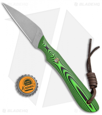 Smith & Sons Choupique Fixed Blade Knife Toxic Camo G-10 (2.75" Stonewash)
