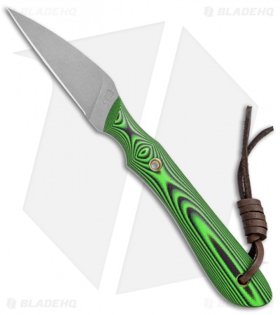 Smith & Sons Choupique Fixed Blade Knife Toxic Camo G-10 (2.75" Stonewash)