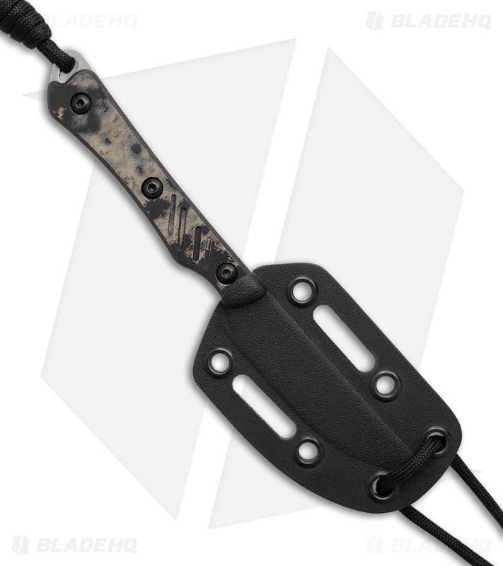 Smith & Sons Shoal Fixed Blade Knife Black/Green Richlite (2.9" Stonewash)