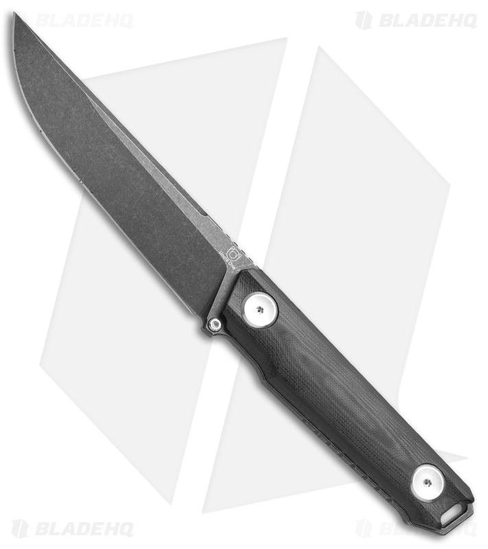 Stedemon Knife Co. Uncle One UB02 Fixed Blade Knife Black G-10 (5" Black SW) 