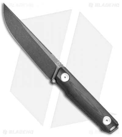 Stedemon Knife Co. Uncle One UB02 Fixed Blade Knife Black G-10 (5" Black SW) 