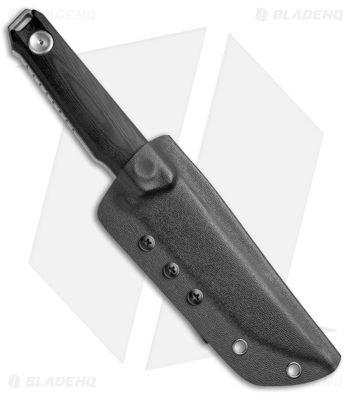 Stedemon Knife Co. Uncle One UB02 Fixed Blade Knife Black G-10 (5" Satin) 