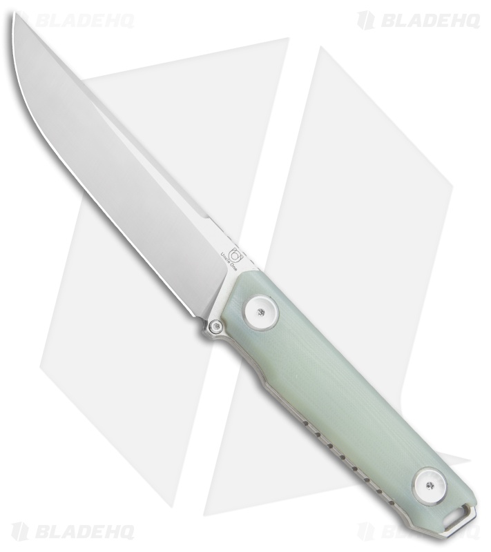 Stedemon Knife Co. Uncle One UB02 Fixed Blade Knife Jade G-10 (5" Satin)