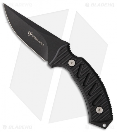Steel Will Knives Censor 1332 Fixed Blade Knife (3.54" Black)