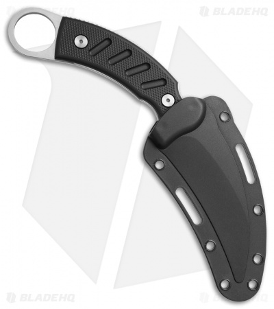 Steel Will Censor Karambit Fixed Blade Knife Black (4" Satin) 1360