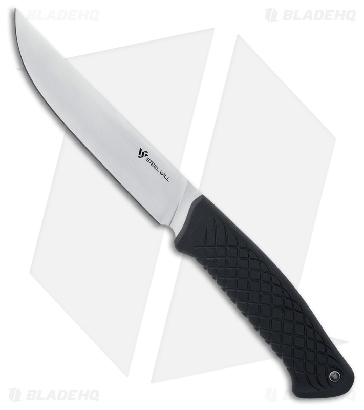 Steel Will Druid 270 Fixed Blade Knife Black (6" Satin)