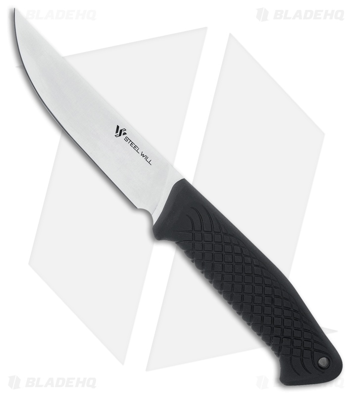 Steel Will Druid 275 Fixed Blade Knife Black (4.5" Satin)
