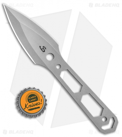 Stice Handmade Knives Shard Neck Knife Dagger Fixed Blade (3" Bead Blast)