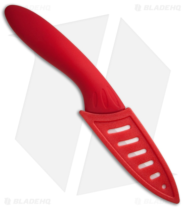 Stone River Gear Two Piece White/Red Ceramic Knife Set - SRG23CKR