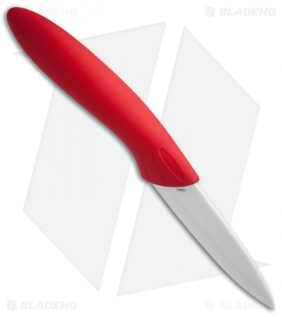 Stone River Gear Two Piece White/Red Ceramic Knife Set - SRG23CKR