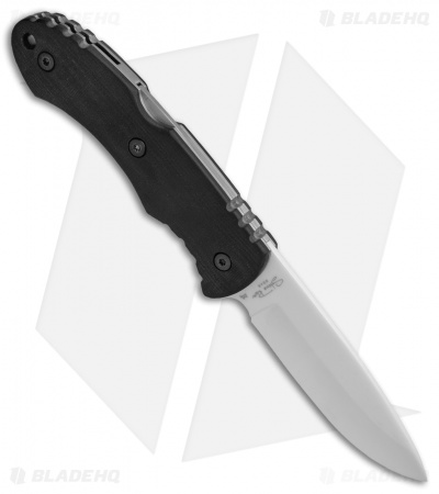 Stone River Gear Change Blade 3-Piece Fixed Blade Knife Black G-10 (3.5" White)