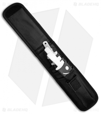 Stone River Gear Change Blade 3-Piece Fixed Blade Knife Black G-10 (3.5" White)