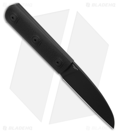 StraightLine EDC Ally Fixed Blade Knife Black G-10 (2.7" Black) AL-GBKD