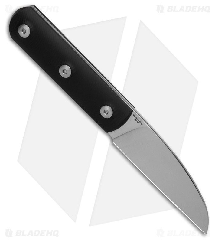 StraightLine EDC Ally Fixed Blade Knife Black PVD Titanium (2.7" Satin) AL-TBK