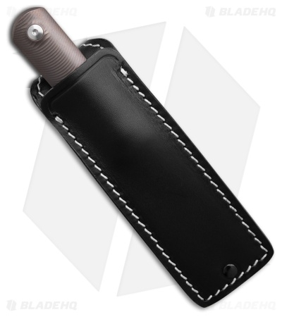 StraightLine EDC Ally Fixed Blade Knife Bronze-Anodized Ti (2.7" Black SW) 