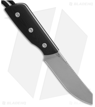 StraightLine EDC Digger Fixed Blade Knife Black G-10 (3.1" SW) DG-BG